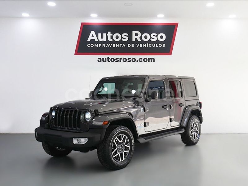Gris / plata Usado 2023 Jeep Wrangler Sahara SUV | 54.990 € - Imagen 1/4