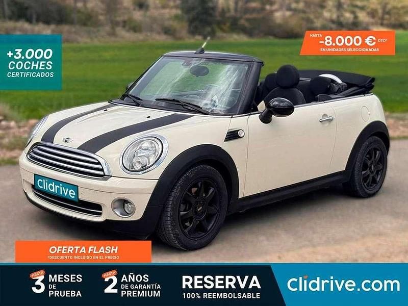 Beige Usado 2009 Mini Cooper Cabriolet Descapotable | 7490 € (Precio justo) - Imagen 1/3