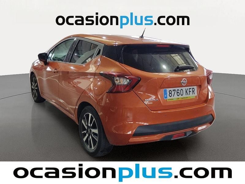 Usado Nissan Micra S 90 CV (66 kW) 2017 Naranja Utilitario