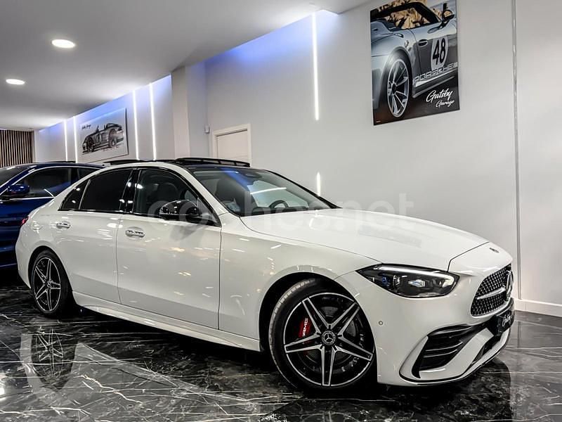Usado Mercedes C220 200 CV (147 kW) 2022 Blanco Berlina