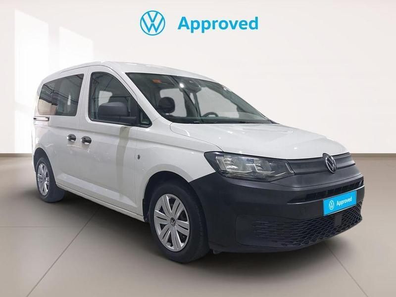 Blanco Usado 2021 VW Caddy Monovolumen | 19.380 € (Un poco caro) - Imagen 1/4