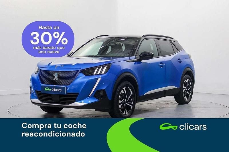 Usado Peugeot e-2008 GT 100 kW (136 CV) 2021 Azul SUV