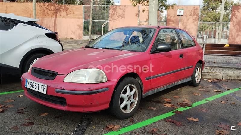 Rojo Usado 1996 Honda Civic S Berlina | 1400 € - Imagen 1/4