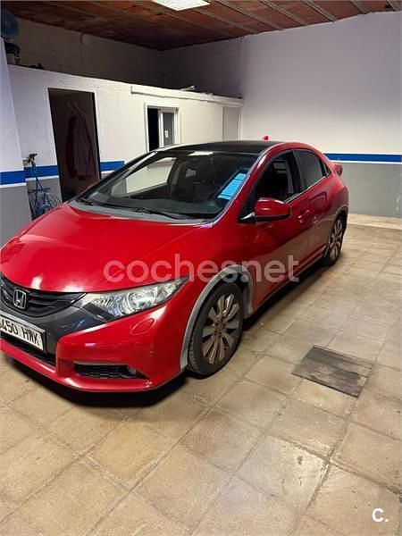 Rojo Usado 2014 Honda Civic Executive Berlina | 9900 € (Buen precio) - Imagen 1/4