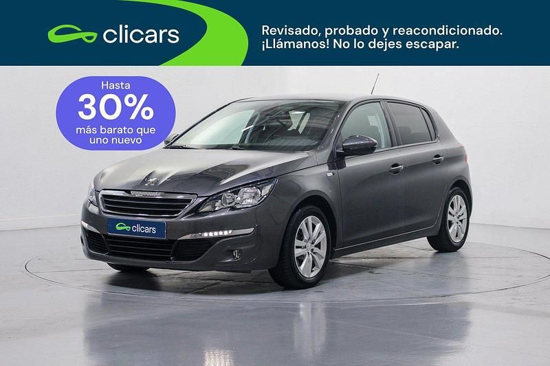 Usado Peugeot 308 Style 130 CV (95 kW) 2016 Gris Berlina