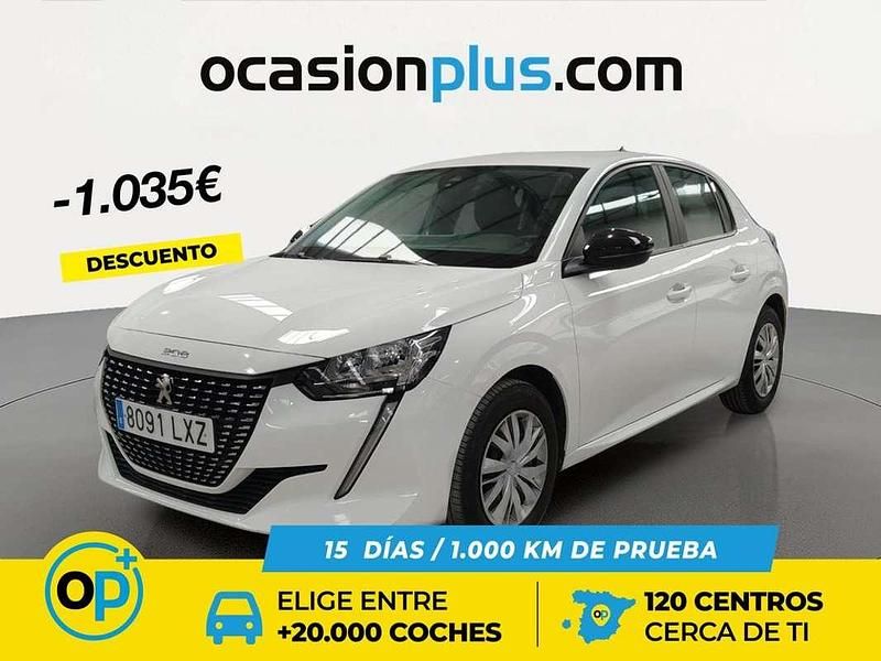 Usado Peugeot 208 Active 75 CV (55 kW) 2022 Blanco Utilitario