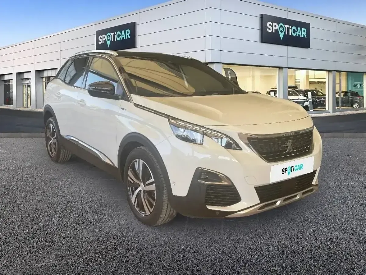 Usado Peugeot 3008 GT-line 130 CV (95 kW) 2020 Blanco SUV