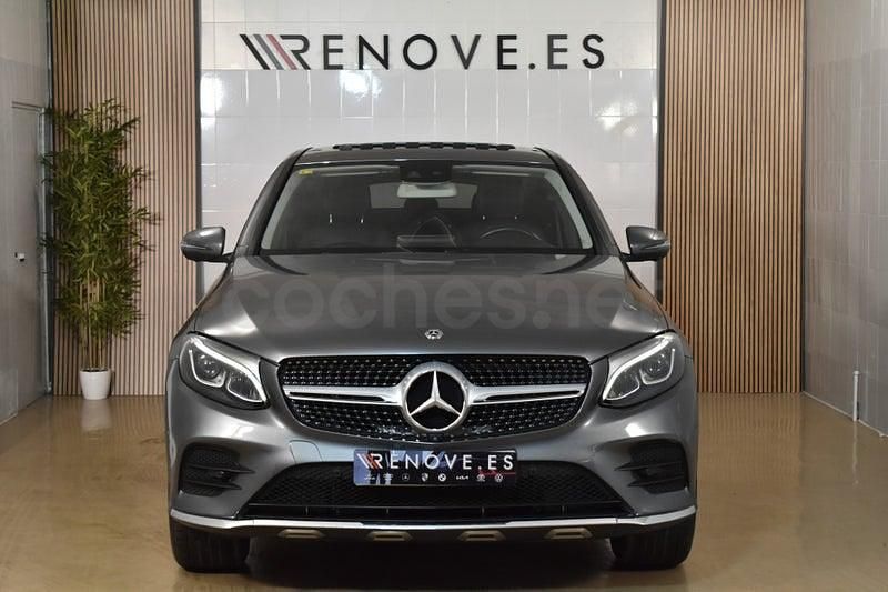 Usado Mercedes GLC250 204 CV (150 kW) 2018 Gris / plata Coupe
