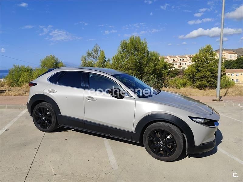 Gris / plata Usado 2022 Mazda CX-30 Homura-Line SUV | 24.000 € (Buen precio) - Imagen 1/4