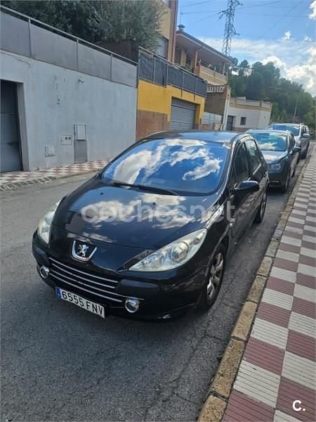 Negro Usado 2007 Peugeot 307 Berlina | 3700 € (Precio justo) - Imagen 1/4