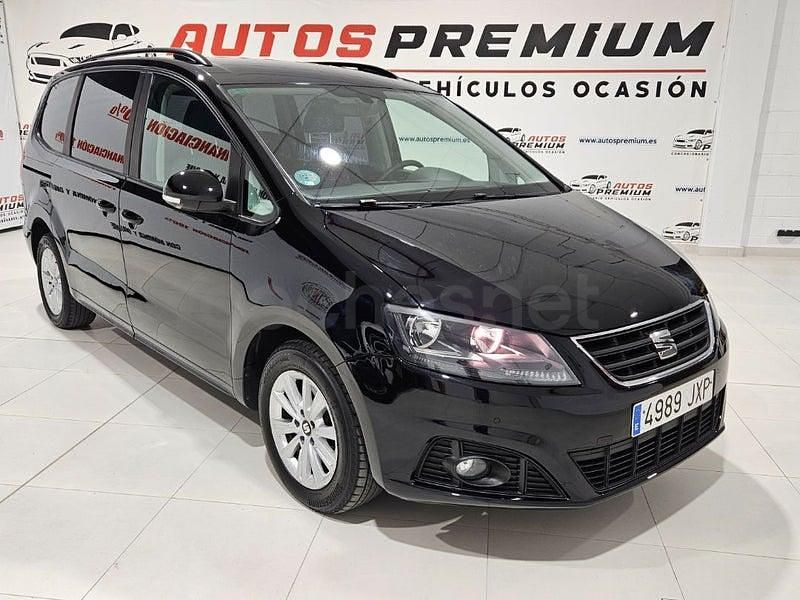 Usado Seat Alhambra Reference 150 CV (110 kW) 2017 Negro Monovolumen