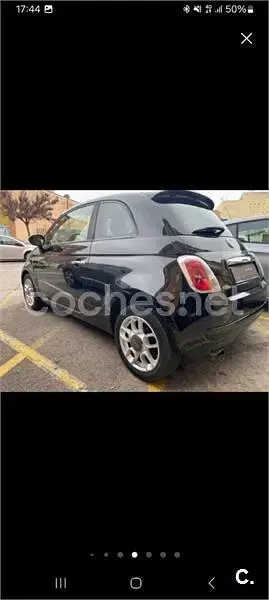 Usado Fiat 500 Sport 75 CV (55 kW) 2009 Negro Descapotable