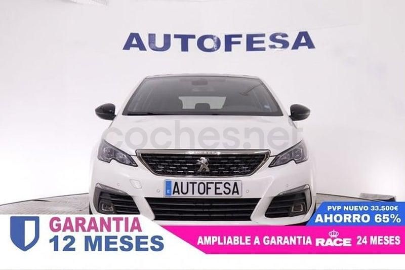 Usado Peugeot 308 GT-line 130 CV (95 kW) 2019 Blanco Berlina
