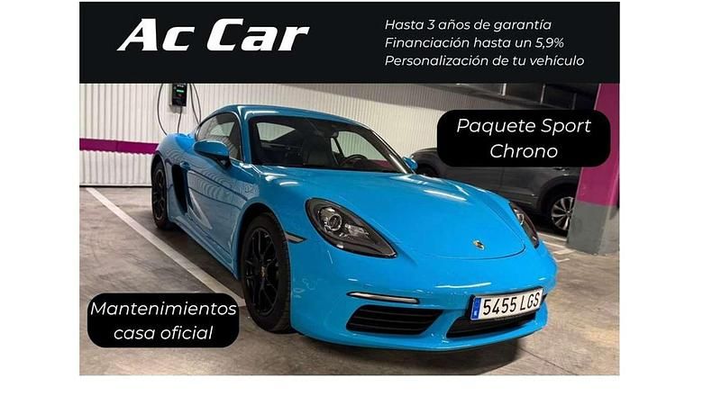 Usado Porsche 718 Cayman 299 CV (219 kW) 2019 Azul Coupe