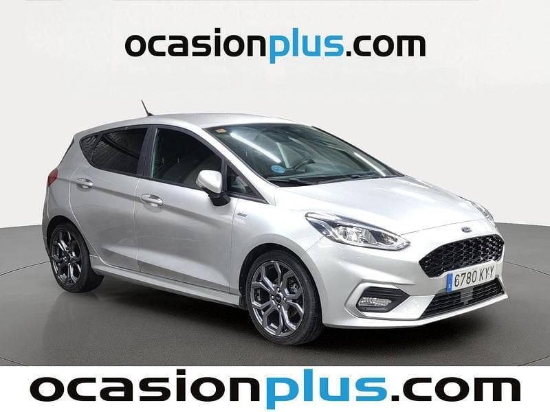 Usado Ford Fiesta ST-Line 100 CV (73 kW) 2019 Gris plata Utilitario