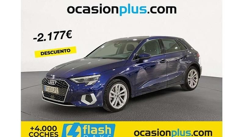 Azul Usado 2021 Audi A3 Sportback e-tron Advanced Berlina | 20.410 € (Super precio) - Imagen 1/2