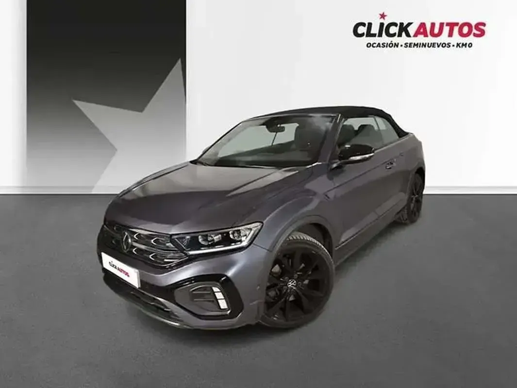 Usado VW T-Roc R-line 150 CV (110 kW) 2022 Gris SUV