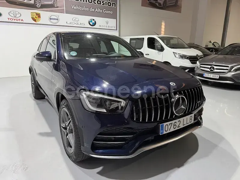 Usado Mercedes GLC43 AMG 390 CV (286 kW) 2020 Azul SUV