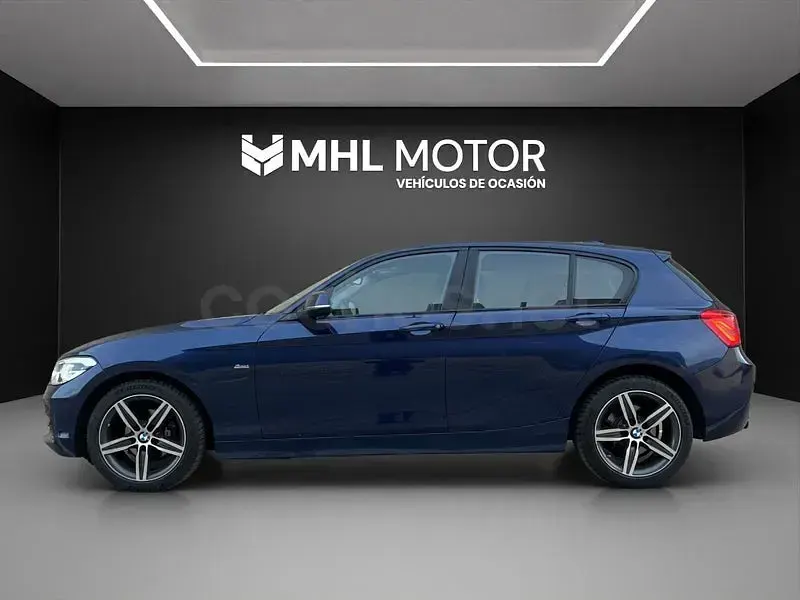 Usado BMW 118 150 CV (110 kW) 2016 Azul Utilitario