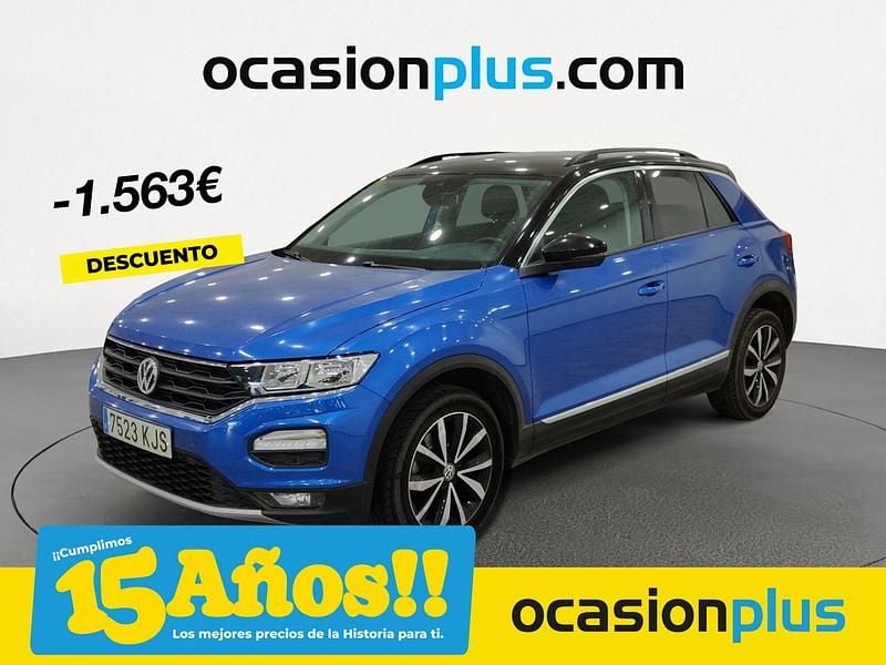 Azul Usado 2018 VW T-Roc Advance SUV | 16.990 € (Precio justo) - Imagen 1/4