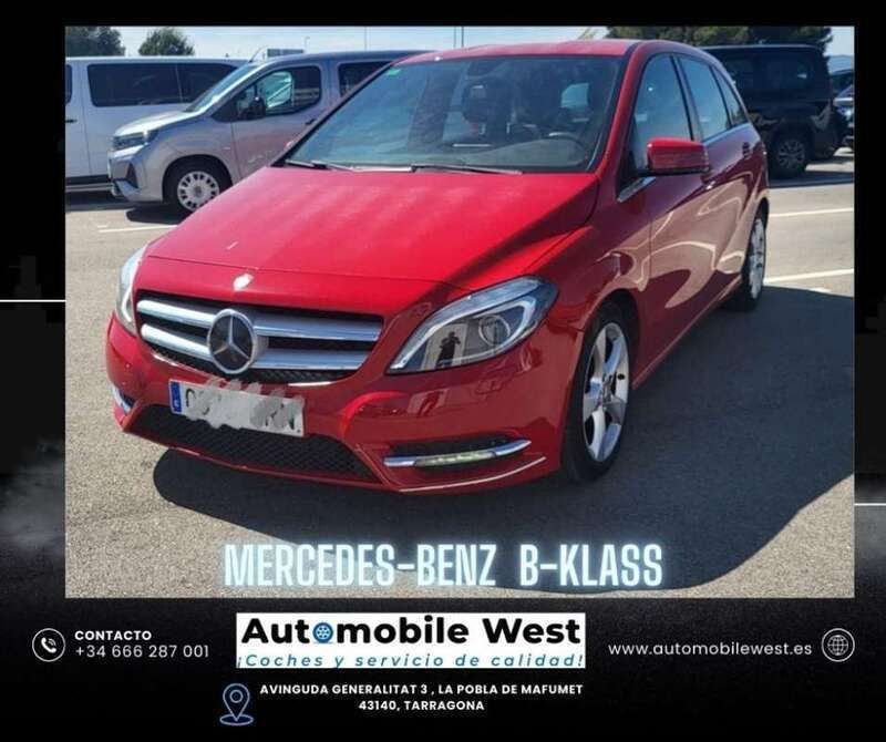Rojo Usado 2013 Mercedes B180 Monovolumen | 11.500 € (Precio justo) - Imagen 1/4