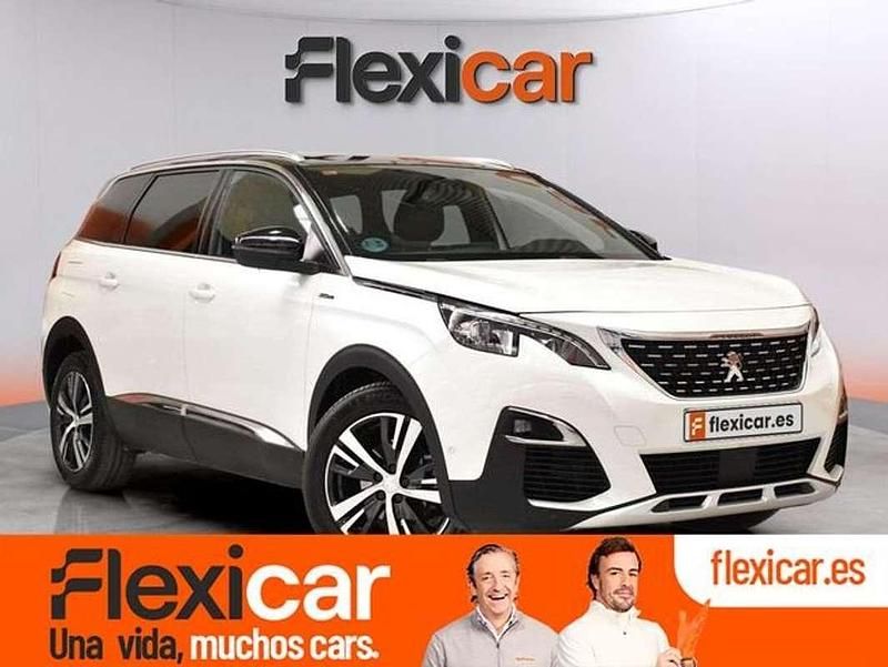 Blanco Usado 2018 Peugeot 5008 GT-line Monovolumen | 15.990 € (Precio justo) - Imagen 1/4