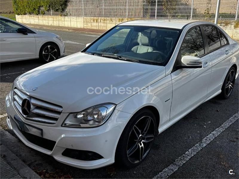 Blanco Usado 2011 Mercedes C200 Avantgarde Berlina | 10.700 € (Precio justo) - Imagen 1/4