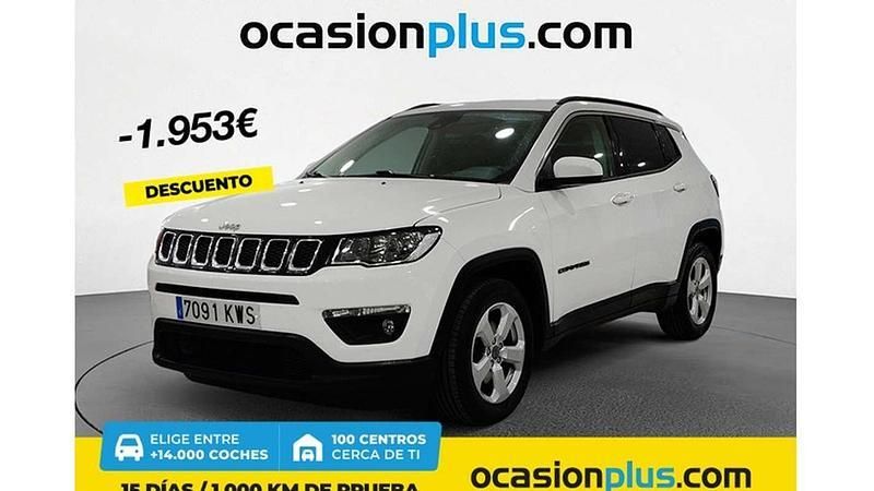 Blanco Usado 2019 Jeep Compass Longitude SUV | 17.910 € (Precio justo) - Imagen 1/4