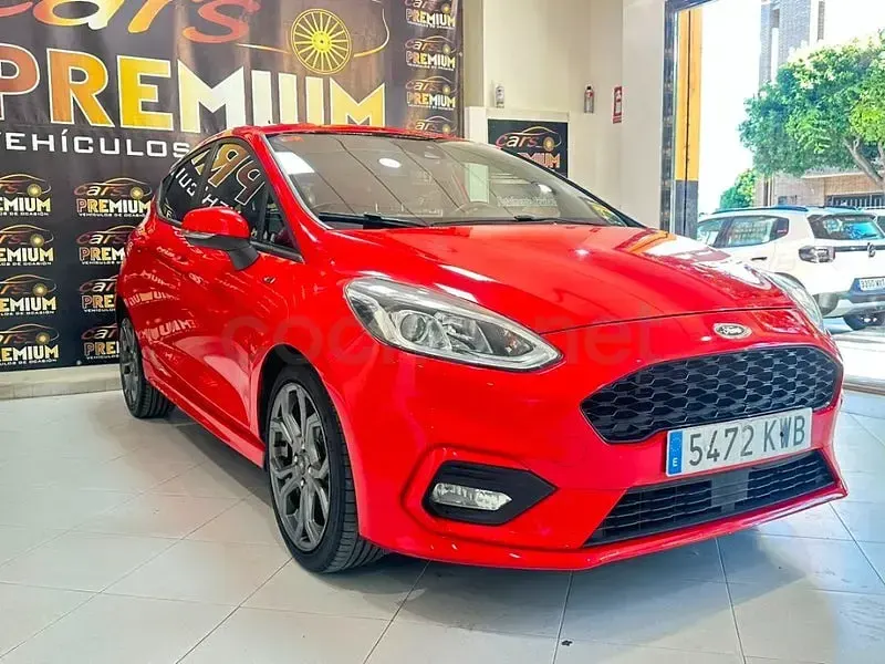 Usado Ford Fiesta ST-Line 100 CV (73 kW) 2019 Rojo Utilitario