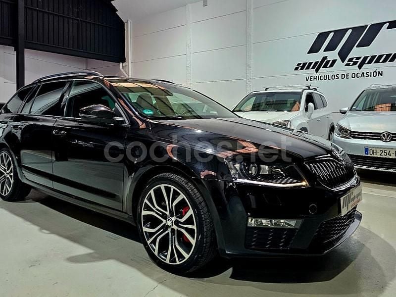 Negro Usado 2015 Skoda Octavia RS Familiar | 14.999 € (Buen precio) - Imagen 1/4