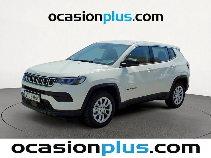 Blanco Usado 2023 Jeep Compass Longitude SUV | 25.236 € (Buen precio) - Imagen 1/4