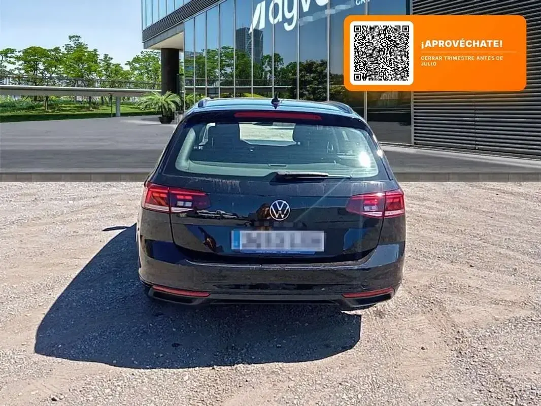 Usado VW Passat Business 122 CV (89 kW) 2021 Negro Familiar