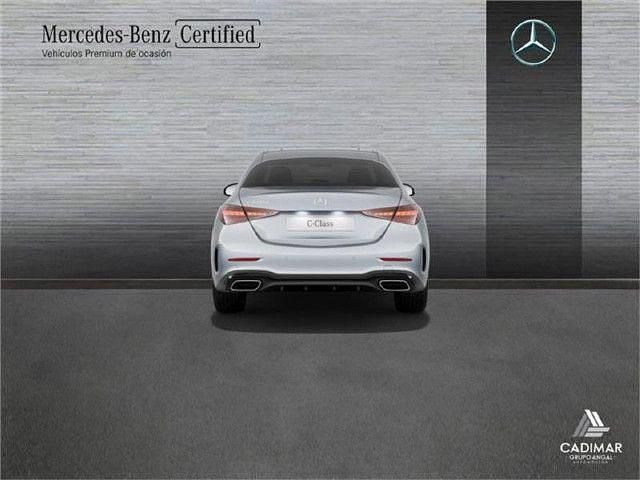 Usado Mercedes C220 AMG line 200 CV (147 kW) 2023 Plata hightech