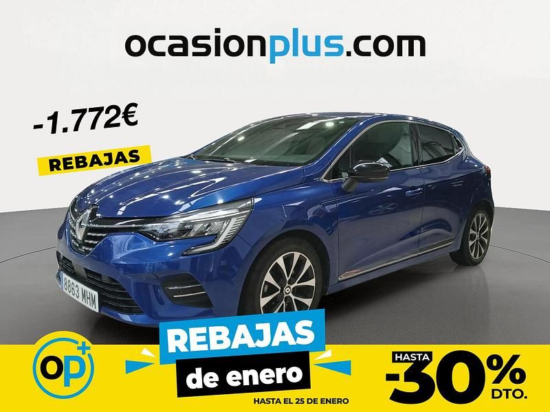 Azul Usado 2023 Renault Clio V Techno Berlina | 18.400 € (Precio justo) - Imagen 1/4