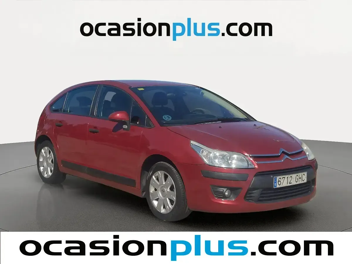 Usado Citroën C4 90 CV (66 kW) 2008 Rojo Utilitario
