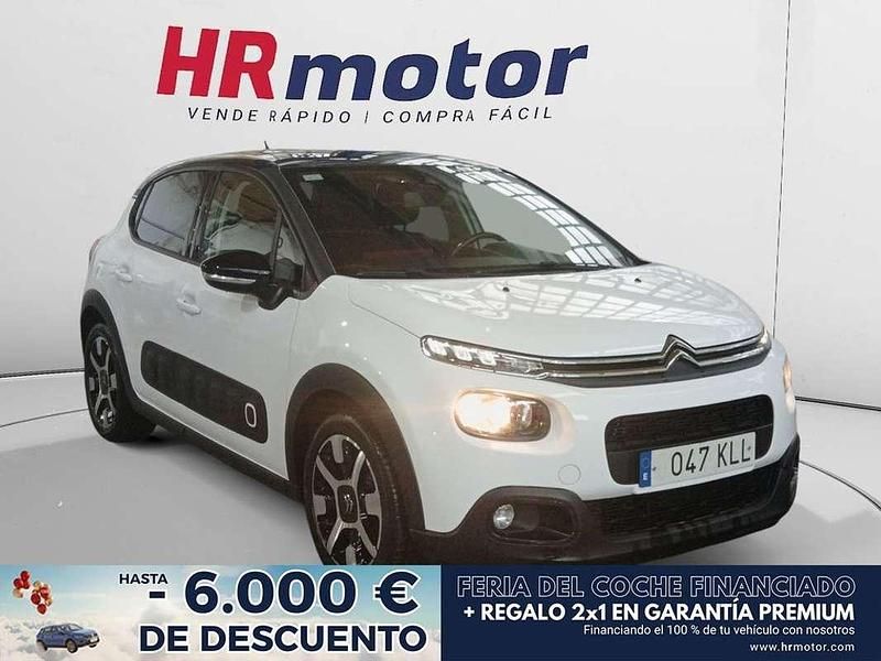 Blanco Usado 2018 Citroën C3 Shine Berlina | 9240 € (Precio justo) - Imagen 1/4