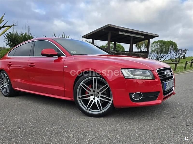 Usado Audi A5 272 CV (200 kW) 2010 Rojo Coupe