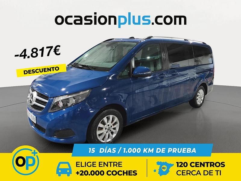 Azul Usado 2019 Mercedes V220 Monovolumen | 36.490 € (Precio justo) - Imagen 1/4