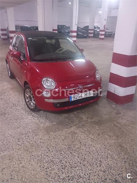 Usado Fiat 500C 69 CV (50 kW) 2013 Rojo Descapotable