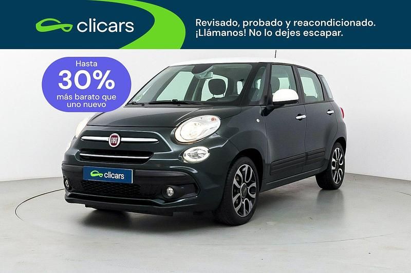 Usado Fiat 500L Mirror 95 CV (69 kW) 2020 Verde Monovolumen