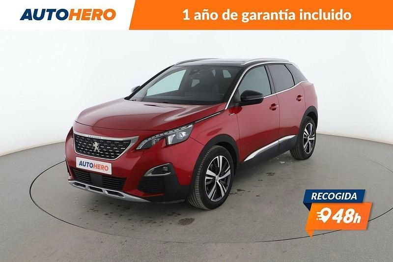 Rojo Usado 2017 Peugeot 3008 GT-line SUV | 14.699 € (Precio justo) - Imagen 1/3