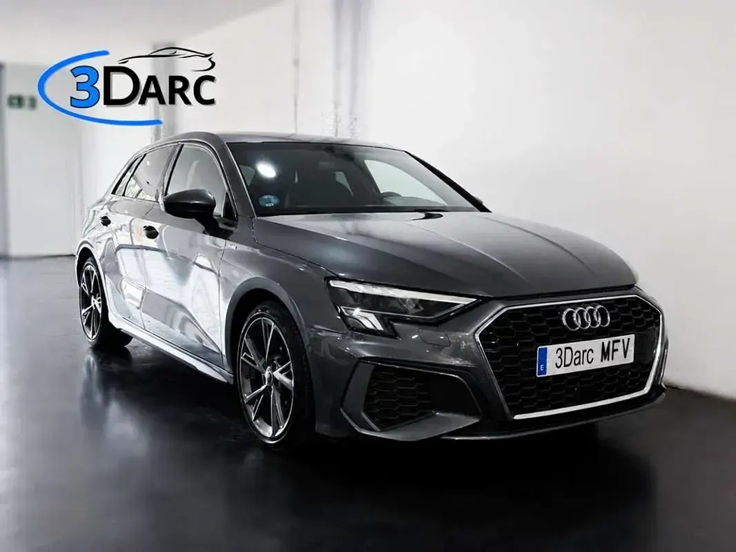 Usado Audi A3 Sportback S-Line 150 CV (110 kW) 2023 Gris Utilitario