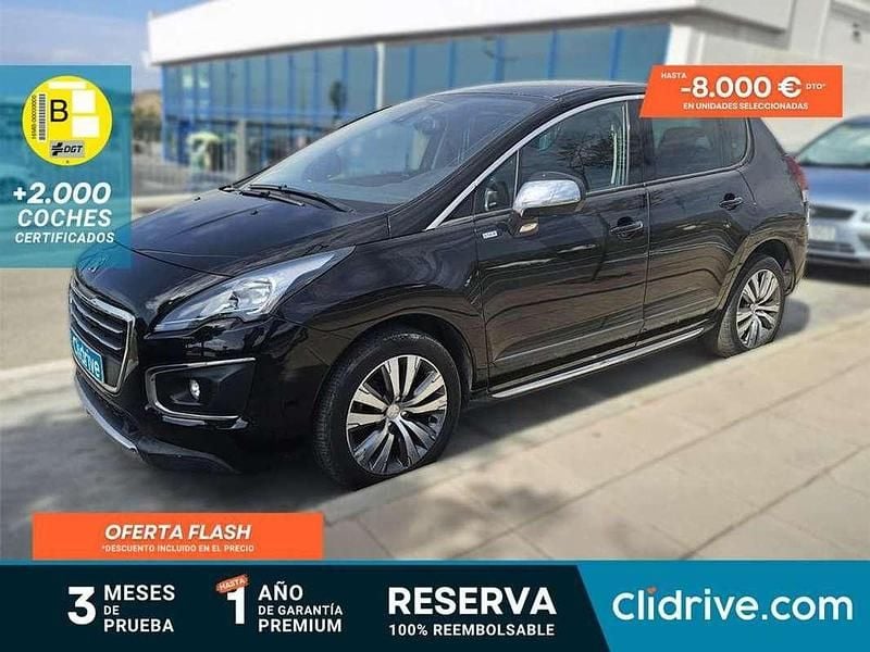 Negro Usado 2014 Peugeot 3008 Style Monovolumen | 5890 € (Super precio) - Imagen 1/3