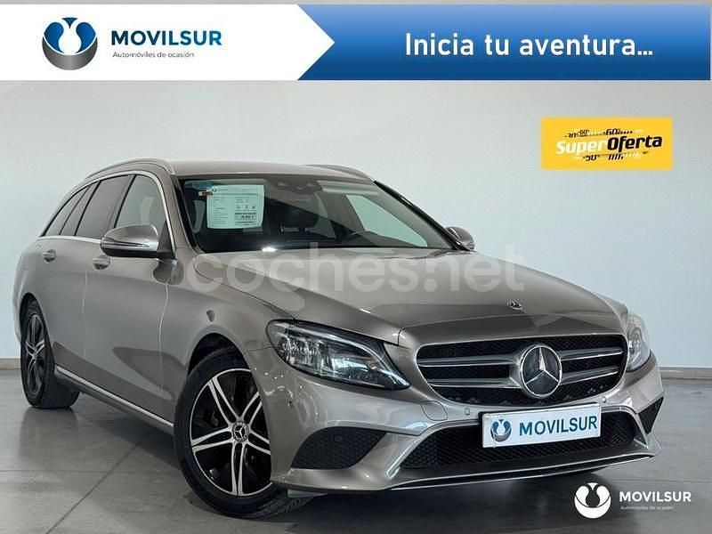 Gris / plata Usado 2021 Mercedes C220 Familiar | 26.690 € (Super precio) - Imagen 1/4