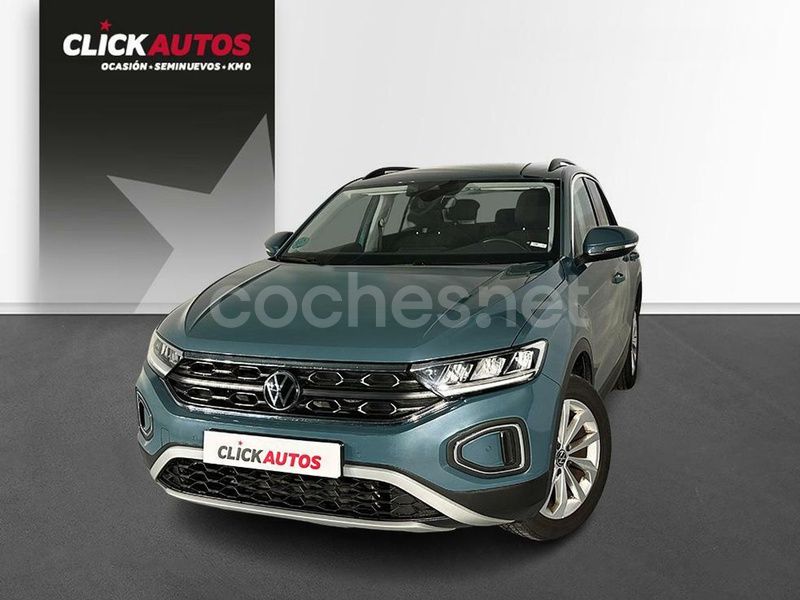 Azul Usado 2023 VW T-Roc Life SUV | 23.550 € (Un poco caro) - Imagen 1/4