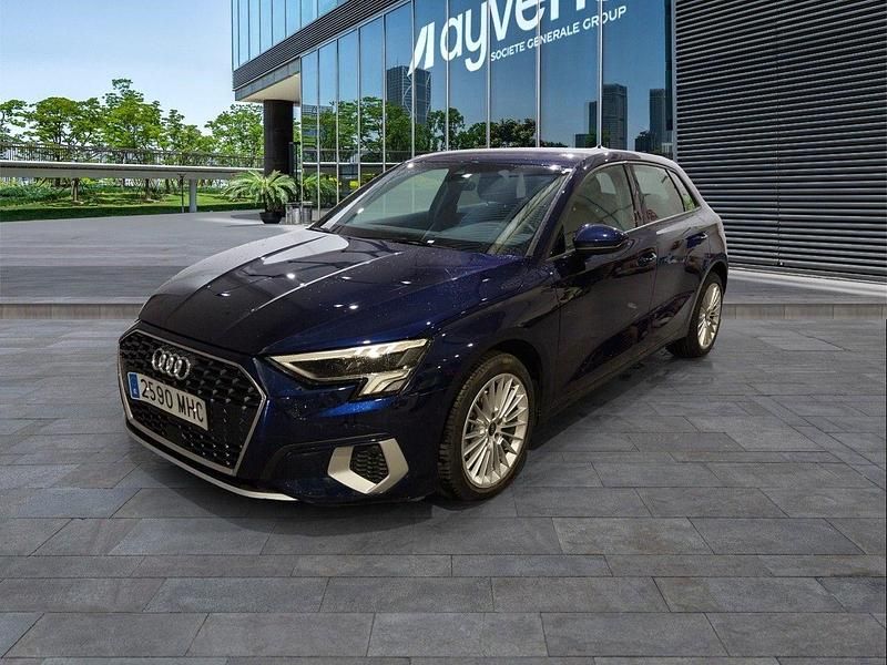 Azul Usado 2023 Audi A3 Advanced Plus | 26.600 € (Precio justo) - Imagen 1/4