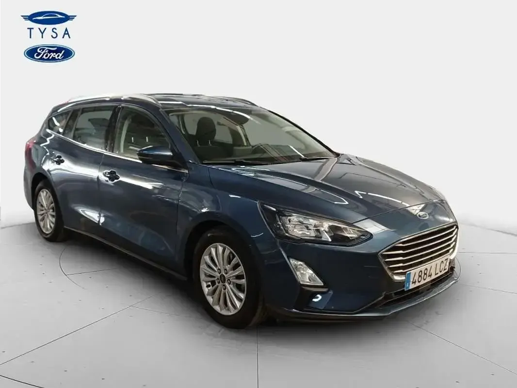 Usado Ford Focus Titanium 120 CV (88 kW) 2019 Azul Familiar