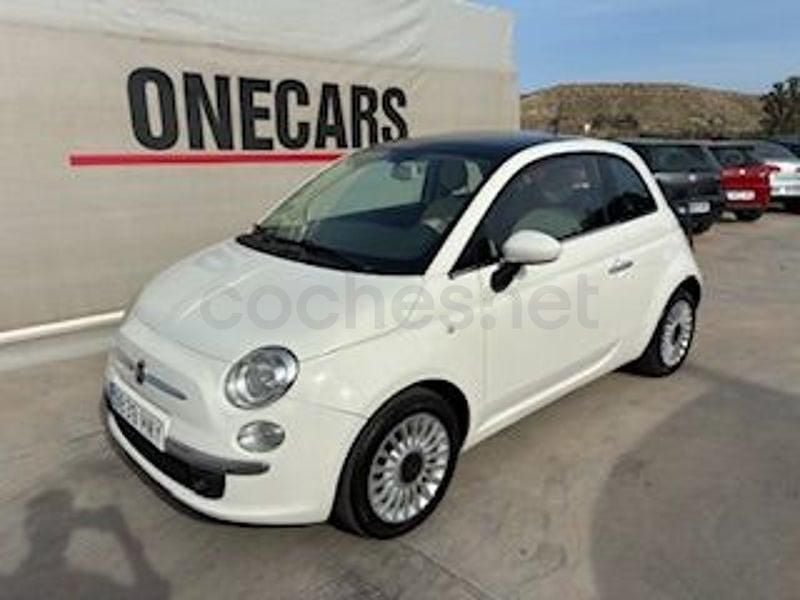 Usado Fiat 500 Lounge 69 CV (50 kW) 2013 Blanco Berlina