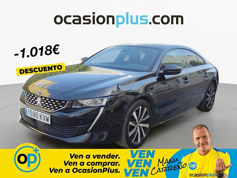 Usado Peugeot 508 GT-line 180 CV (132 kW) 2019 Negro Berlina