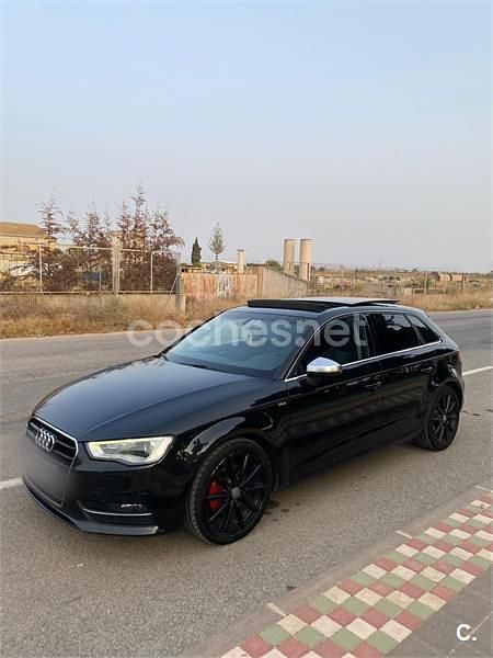 Negro Usado 2014 Audi A3 Sportback Ambition Utilitario | 13.600 € (Precio justo) - Imagen 1/1